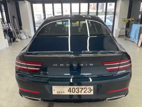 다산썬팅 제네시스 g80 신차패키지 (프리미엄틴팅, 블랙박스, 생보ppf) 믿고 맡길 수 있는 그곳! / 남양주, 구리, 하남