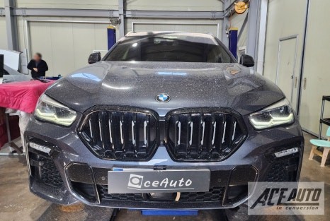 BMW X6 G06 신형개조 LED 헤드라이트에서 정품 레이저 헤드라이트 교체 코딩으로 모등 기능 활성화 경고등 없이 컨버전 완료