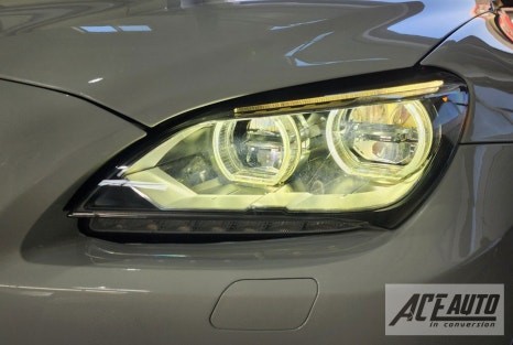 BMW F06 컨버전 튜닝 개조 역동적인 M6 스타일 전면 바디킷과 레트로핏 LED 헤드라이트로 독보적인 퍼포먼스를 드레스업 하세요