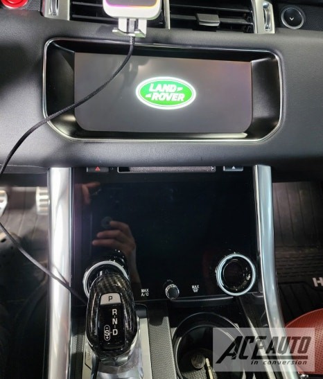 레인지로버 스포츠 컨버전 튜닝 개조 전기형 L494 차량 풀 LCD 터치 스크린 공조기 교체