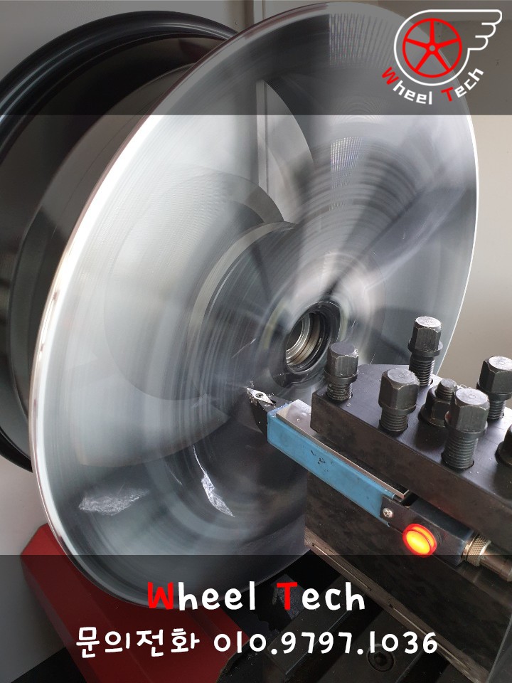 2020 투싼 19인치 순정휠 다이아몬드 컷팅 - 동탄 휠수리 복원 전문점 휠테크 / 화성시 금곡동