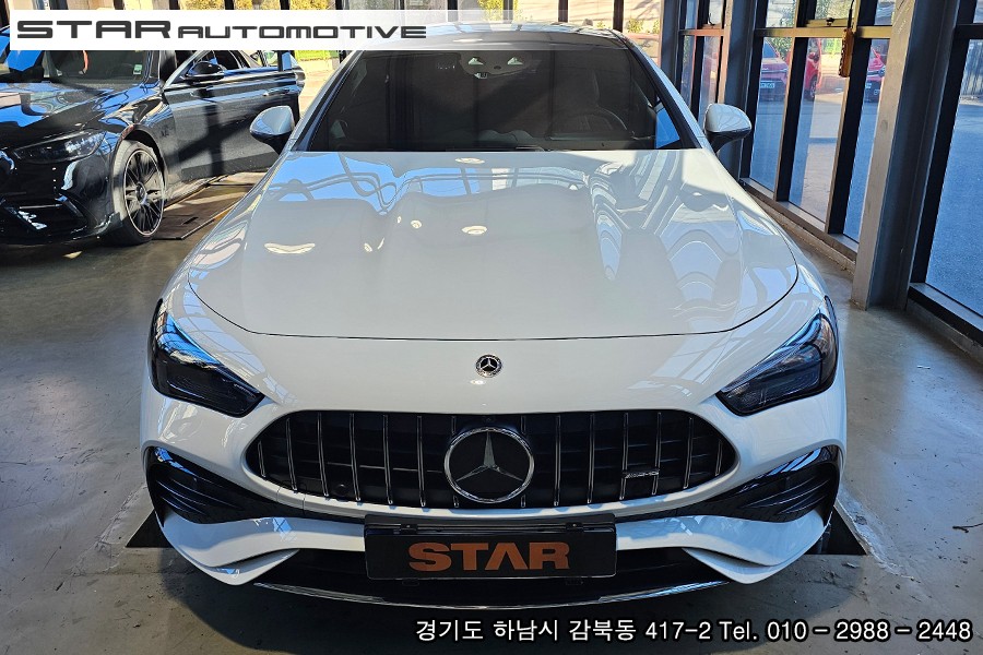 벤츠 C236 / A236 CLE 쿠페 카브리올레 GT 세로그릴 장착