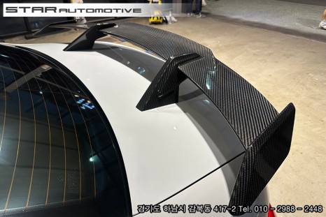 BMW G20 3시리즈 / G80 M3 / G22 4시리즈쿠페 / G82 M4쿠페 호환 브이텍 드라이카본 M퍼포먼스 스포일러 윙 (GT윙)