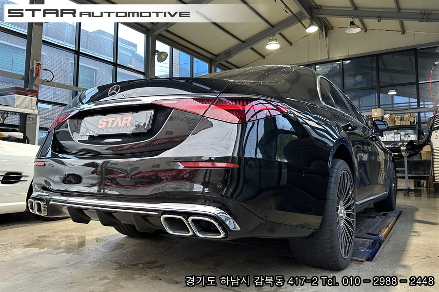 벤츠 W223 S350d 신형 S63AMG 바디킷 튜닝 개조