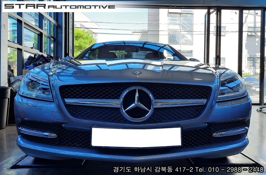 벤츠 R172 SLK200 GT 세로그릴 장착