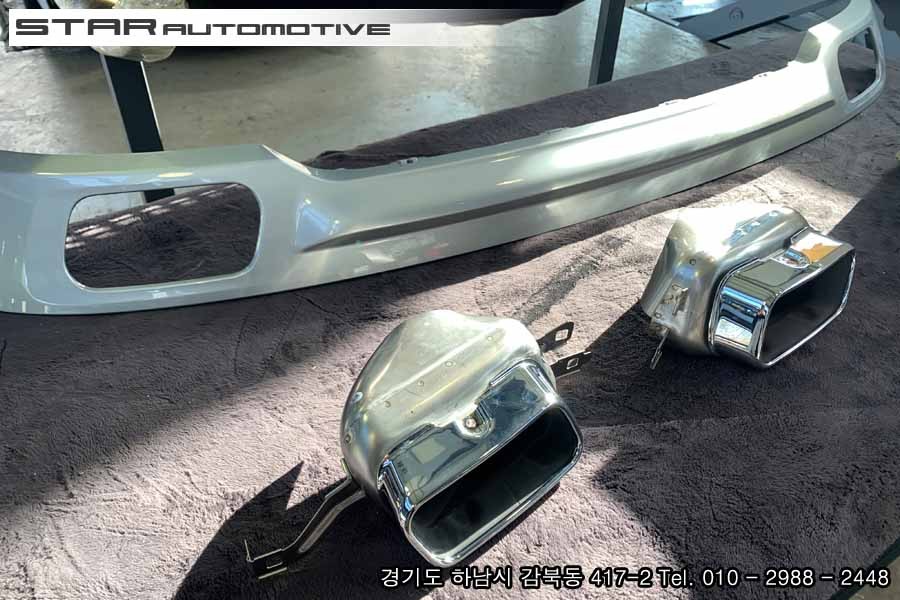 BMW F01 730d 튜닝 740d 정품 디퓨져 장착