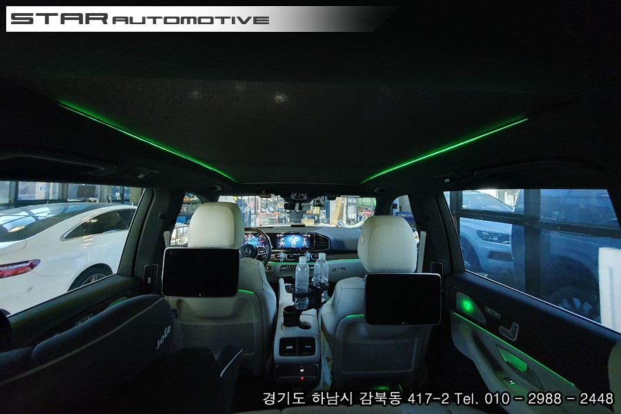 벤츠W167 GLE클래스 썬루프엠비언트 장착