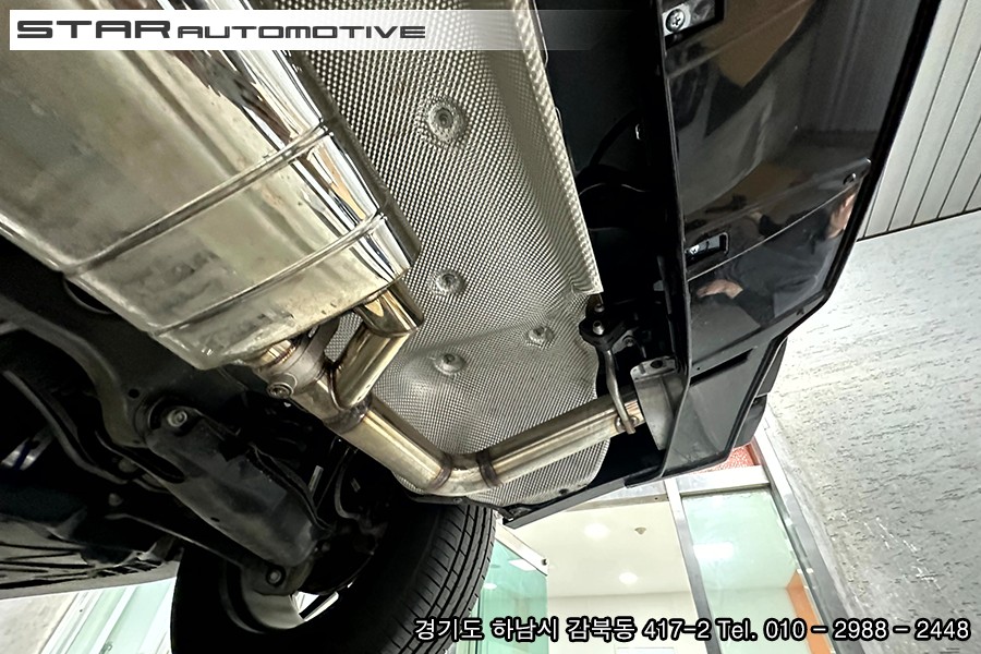 벤츠X253 후기형 GLC IPE배기 튜닝