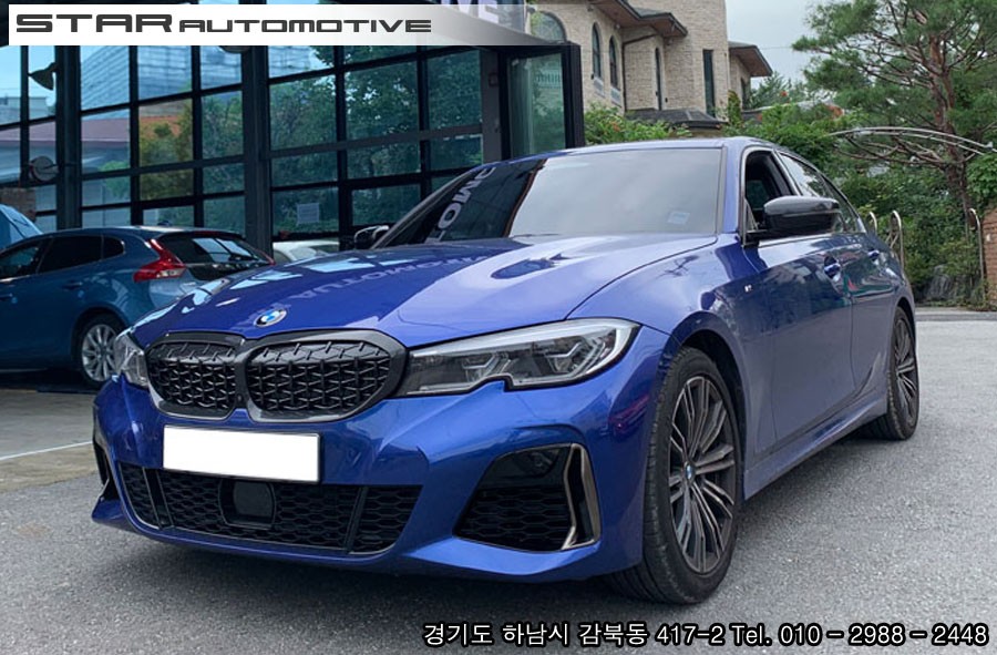 BMW G20 신형 3시리즈 튜닝 340스타일 디퓨져 장착