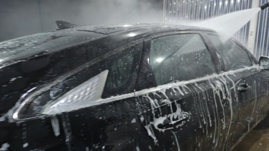 인천손세차 2023 기아 K8 하이브리드 차량 석회수 얼룩 제거 시공 / 경기 김포