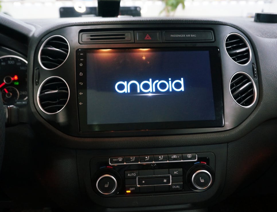 폭스바겐 티구안 안드로이드올인원.블랙박스.후방카메라.