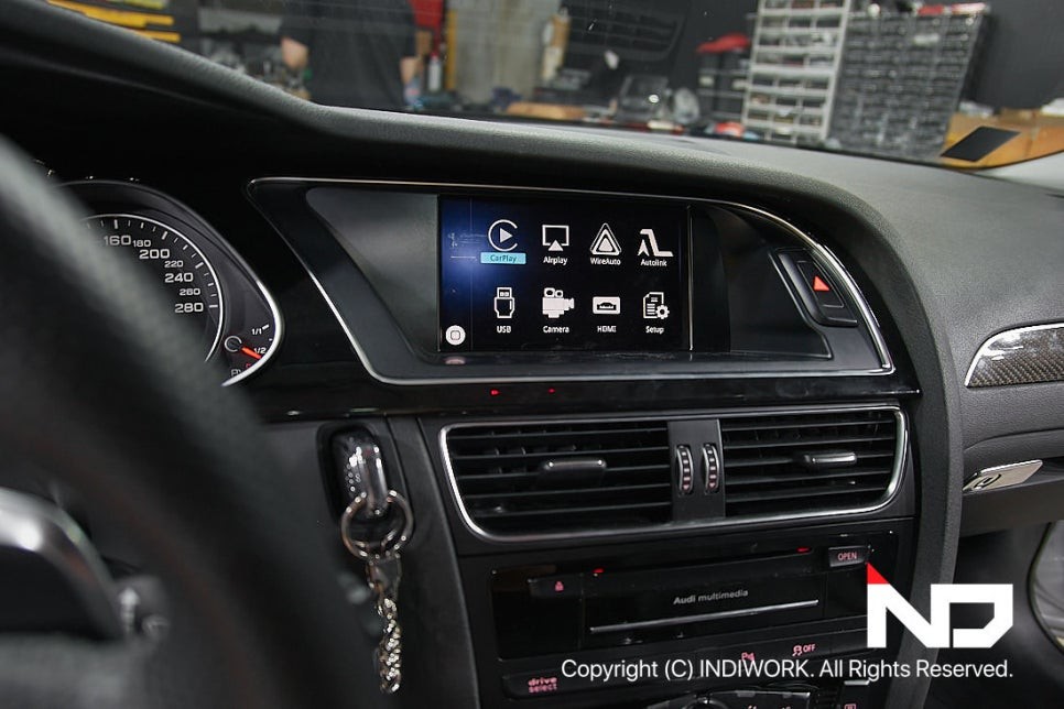 2012 아우디 A4 애플카플레이 시공 순정훼손없이! / 서울 구로구 구로동