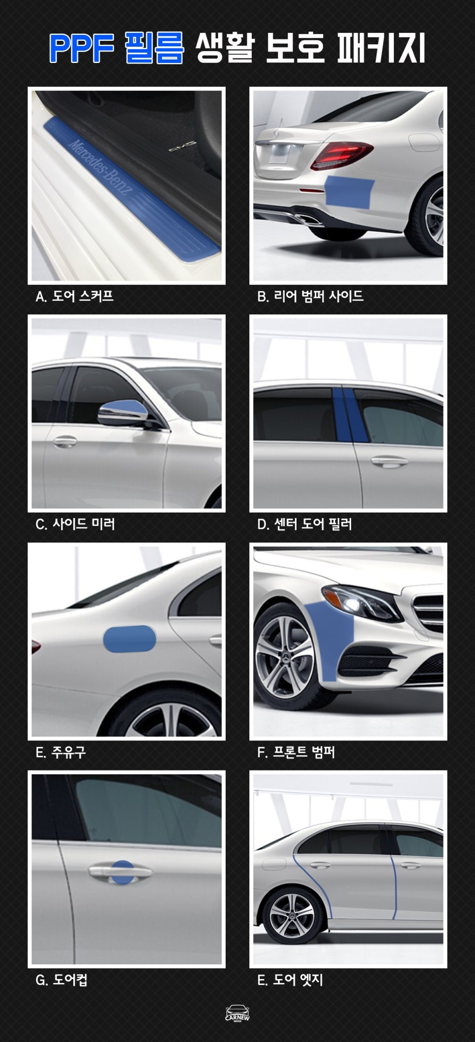 PPF 필름 / PPF 생활보호패키지 - 김포 프리미엄 세차 카뉴워시에서 시공 하자! / 경기 김포 양촌