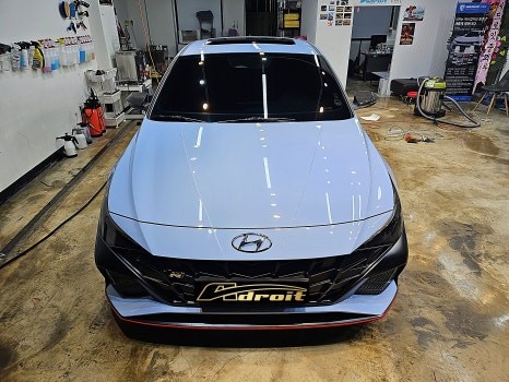 군포 신형 아반떼N 리얼카본 랩핑 / 경기 군포