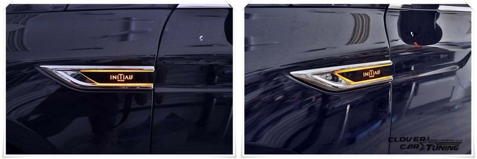 sm6 탈리스만룩 탈리스만12종셋트 및 이니셜LED면발광휀다가니쉬2way 및 이니셜led면발광c필러플레이트(양각) led컵플레이트 led도어내케치 led면발광도어스커프 작업입니다. / 안산 상록구