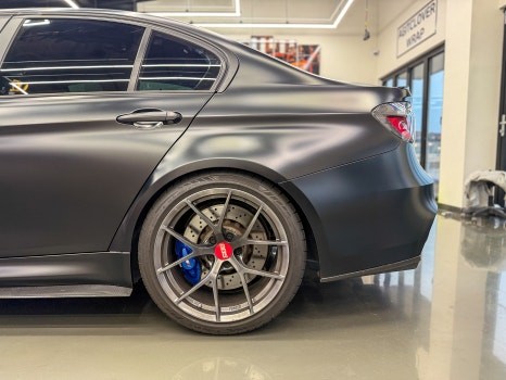 안산 화성 자동차 랩핑 BMW M3 울트라 사틴 블랙 시공 후기 (레드 → 무광 블랙 변신) / 경기 화성 남양