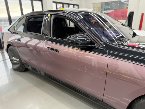 BMW i7 전체 PPF 시공 클리프디자인 + 크롬딜리트 작업기 │ 벨벳 오키드 에디션 화성 안산 수입차 PPF 랩핑 / 경기 화성 남양