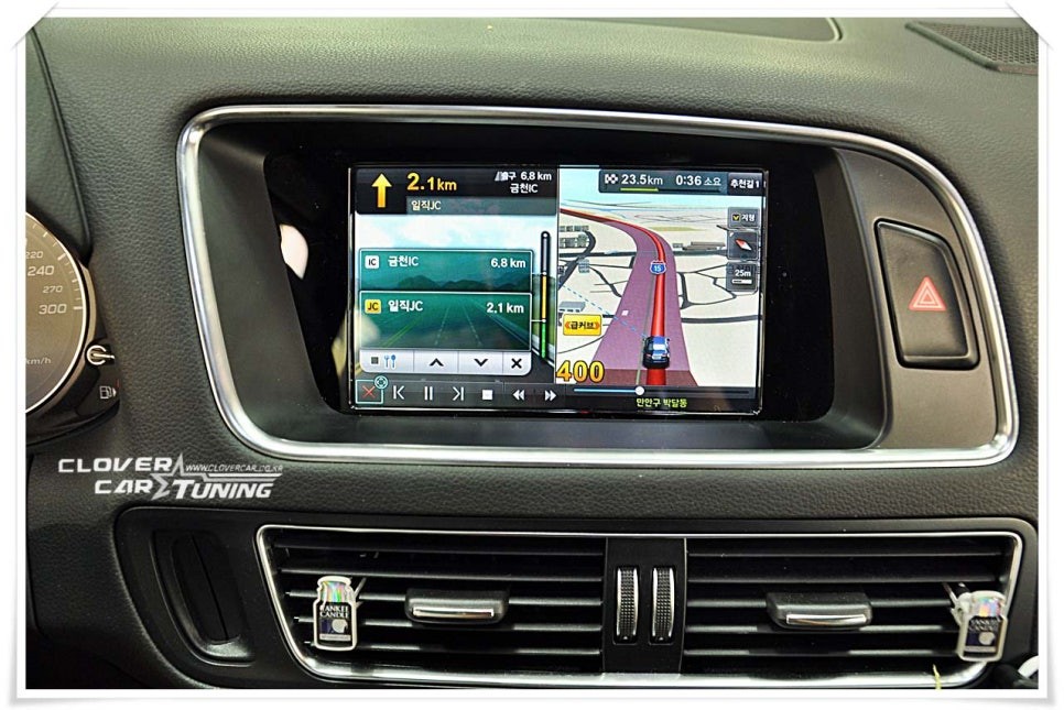 아우디SQ5  아이머큐리CSS3 셋탑네비게이션 네비매립 미러링 작업 입니다. / 경기 화성 남양