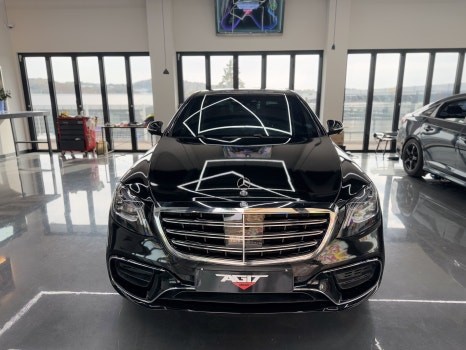 화성 자동차랩핑 전문점, 벤츠 S350 전체랩핑 작업 후기 / 경기 화성 남양