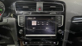 폭스바겐 골프7세대 편의 사항 업그레이드! 순정 폴딩 후방 카메라, MIB2.5 카플레이 오디오 시공. / 경기 이천 부발