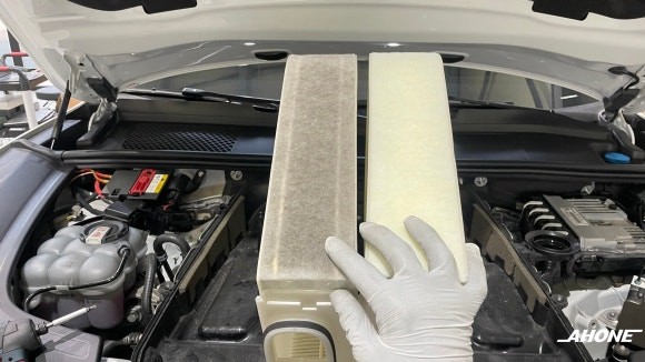 포르쉐 카이엔 쿠페 (9Y0) 모튤 300V 0W30 엔진오일 교환. / 경기 이천 부발