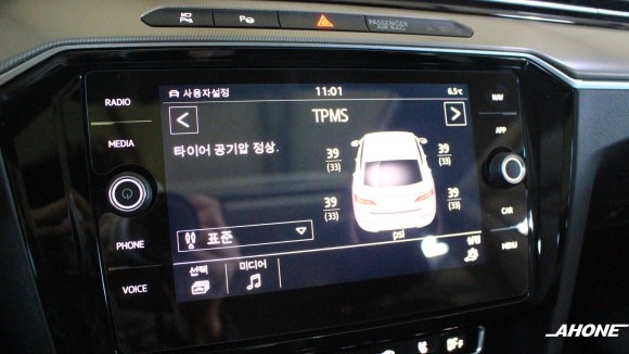 폭스바겐 파사트 GT 순정 TPMS, 인베이(inbay) 무선충전기 시공 및 편의 코딩 적용 by AH-ONE / 경기 이천 부발
