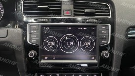 폭스바겐 골프7세대 MIB2에서 MIB2.5 업그레이드! MIB2.5, 구형 8인치 모니터, 개선형 보닛 후드 시공. / 경기 이천 부발