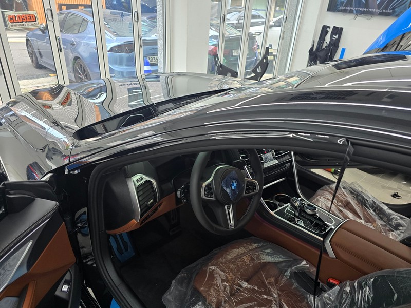 BMW m850i 전체 크롬 죽이기 딜리트, 서울 랩핑샵 / 서울 강남