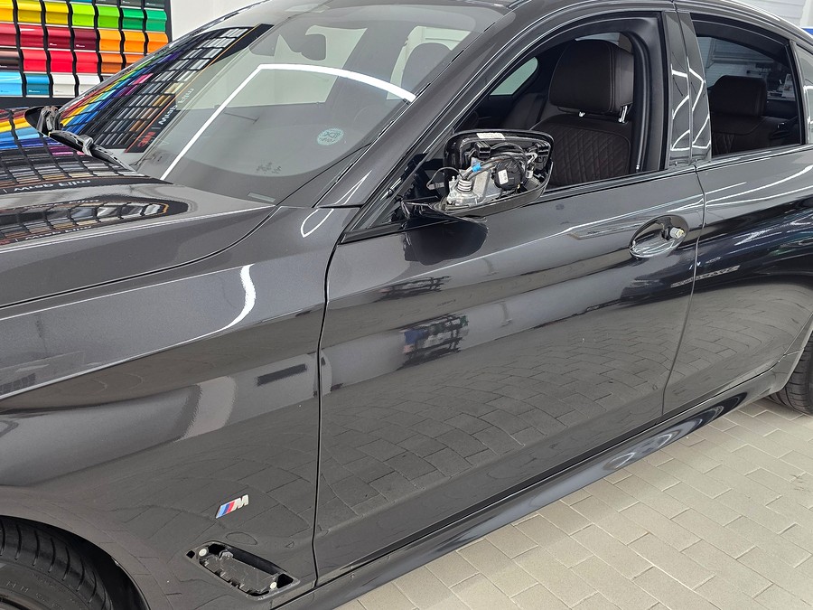 BMW G바디 530i 반무광 사틴 다크 그레이 전체 랩핑 가격