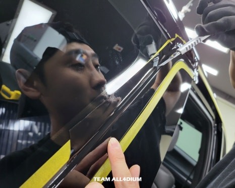 더 뉴 팰리세이드 르블랑 크롬죽이기 랩핑 블랙에디션 만들기 / 공주 세종 대전 / 아산 음봉면