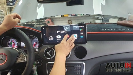 i♥오토인 2016 벤츠 CLA200d 와이드 모니터, M2C200A 셋탑박스 장착