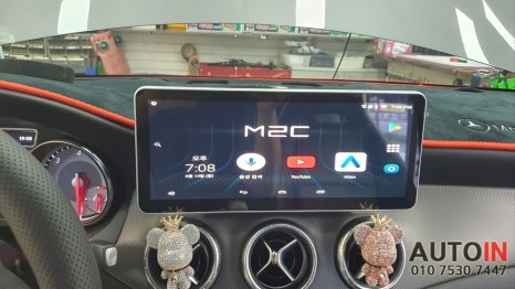 i♥오토인 2016 벤츠 CLA200d 와이드 모니터, M2C200A 셋탑박스 장착