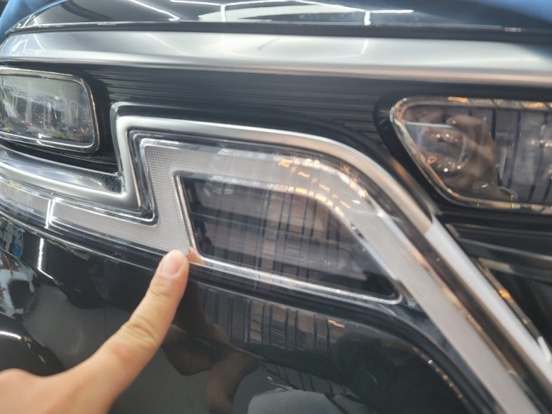 부산 해운대 기장 광안동 2023 신형카니발 신차패키지 썬팅 하단그릴 에어홀커버 유리막코팅 신차검수 서비스 식빵등사전예약서비스 / 부산, 기장