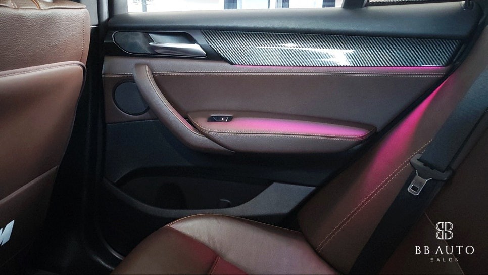 BMW X4 가변엠비언트 및 부산엔진오일교환