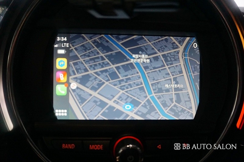클럽맨 안드로이드오토 및 카플레이 후방카메라 장착