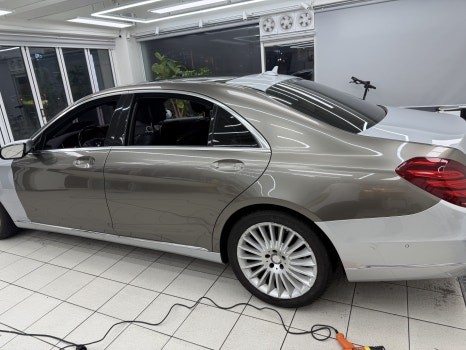 벤츠 s350d 전체 랩핑 - 양재동 랩핑, PPF / 서울 서초구 양재동