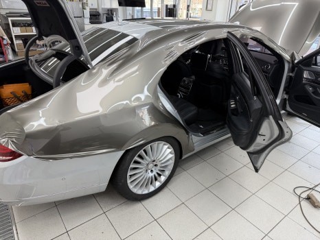 벤츠 s350d 전체 랩핑 - 양재동 랩핑, PPF / 서울 서초구 양재동