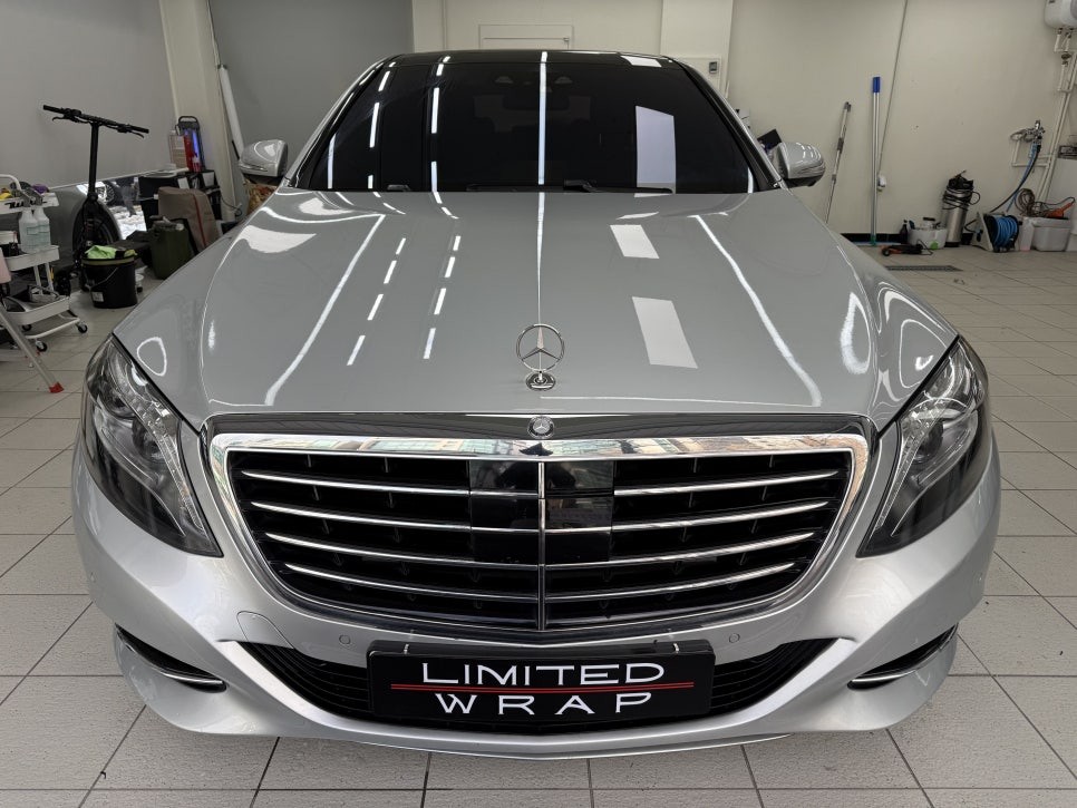 벤츠 s350d 전체 랩핑 - 양재동 랩핑, PPF / 서울 서초구 양재동