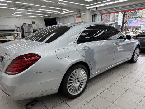 벤츠 s350d 전체 랩핑 - 양재동 랩핑, PPF / 서울 서초구 양재동