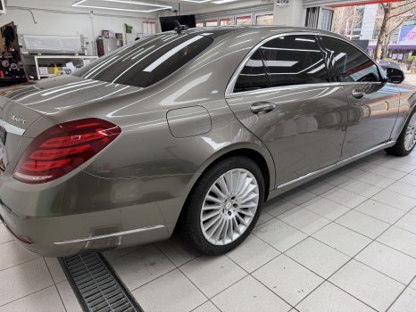 벤츠 s350d 전체 랩핑 - 양재동 랩핑, PPF / 서울 서초구 양재동