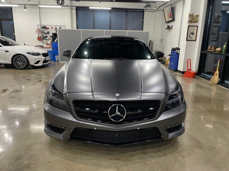 ☆벤츠CLS63AMG 다크그레이 랩핑 창원 랩몬스터☆ / 창원시 마산회원구