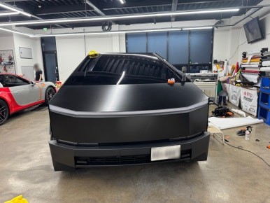 ☆창원 테슬라 사이버트럭 사틴블랙 랩핑은 창원 랩몬스터☆ / 창원시 마산회원구