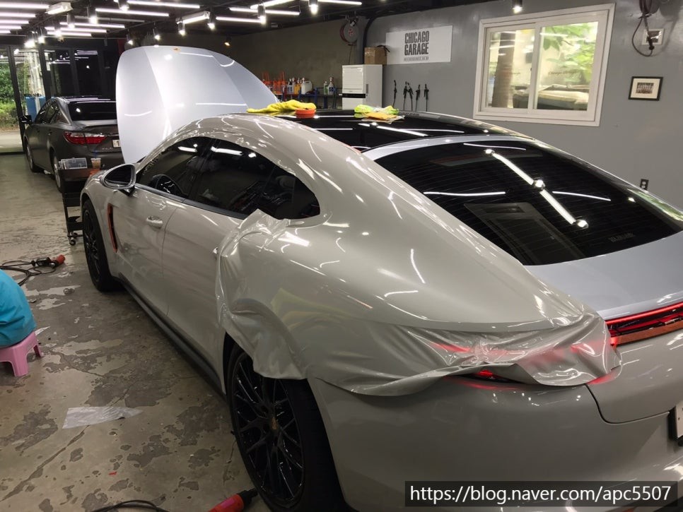 포르쉐 파나메라 4 전체랩핑 / 용산구 문배동