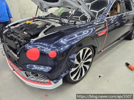 전체 랩핑 벤틀리 랩핑 시공기 / 용산구 문배동