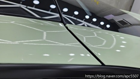 테슬라 랩핑 모델 S 피스타치오 / 용산구 문배동