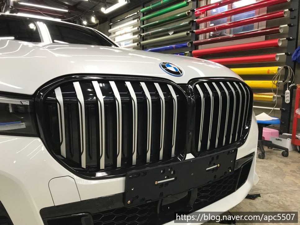 서울 / BMW 7시리즈 세단 745e 하이브리드 크롬 죽이기 시공 / 용산구 문배동 / 마포.서대문.은평.용산.중구