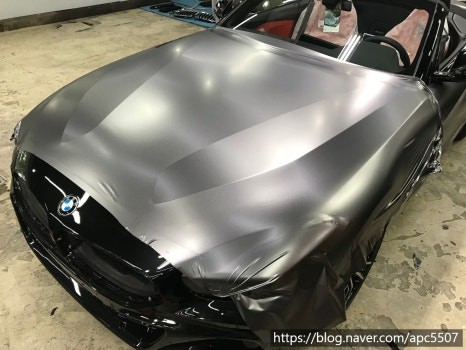 BMW Z4 사틴다크 그레이 전체랩핑