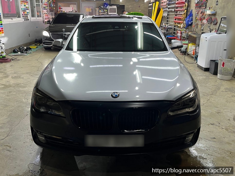bmw 7 시리즈 투톤 랩핑
