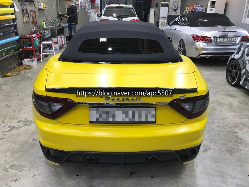 마세라티 두 번째 자동차랩핑 이야기 / 용산구 문배동