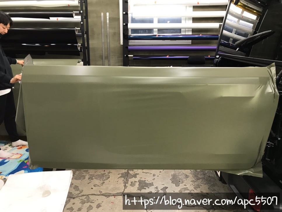 지프 랭글러 밀리터리랩핑 / 용산구 문배동